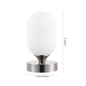 Eli 8" Bohemian Farmhouse Iron Rechargeable Integrated LED Table Lamp - JONATHAN Y